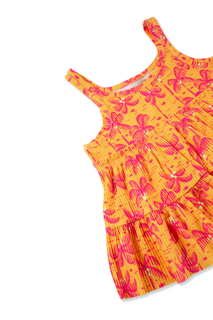 Palm Trees Tiered Tank