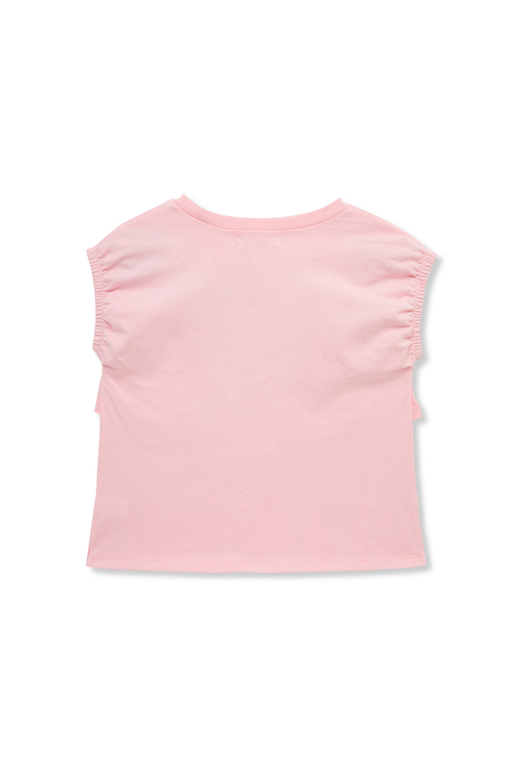 Screened Ruffle Tee