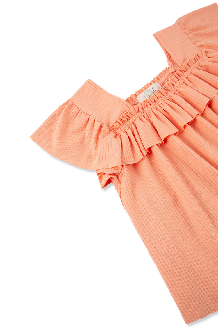 Ribbed Babydoll Top