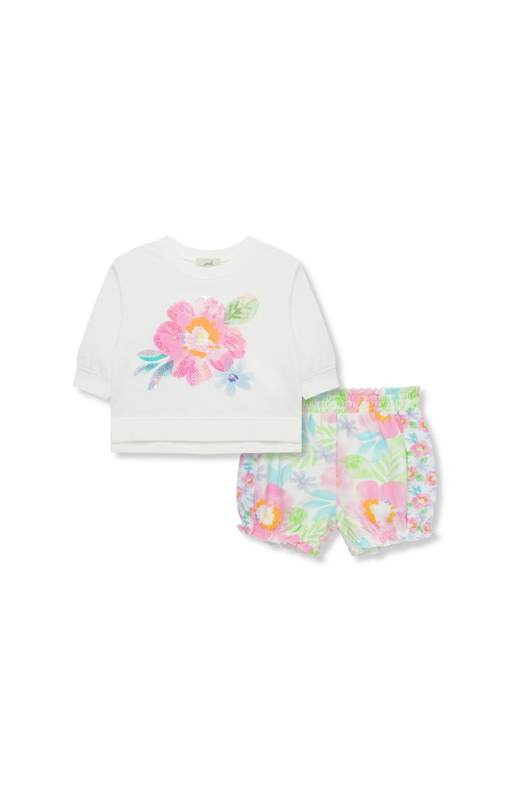 Watercolor Floral Print Set