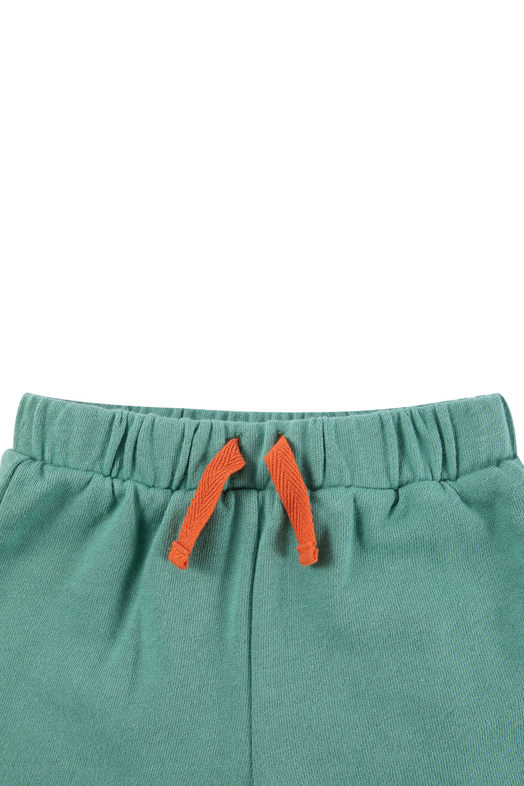 Close up of green pants