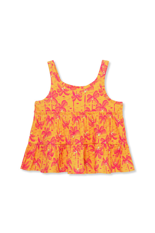 Palm Trees Tiered Tank