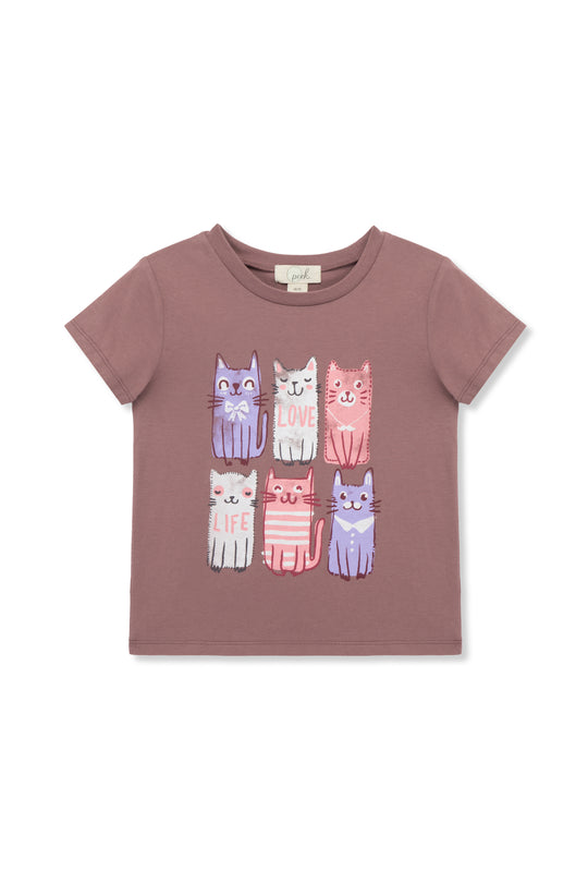 Happy Cats Graphic T-Shirt