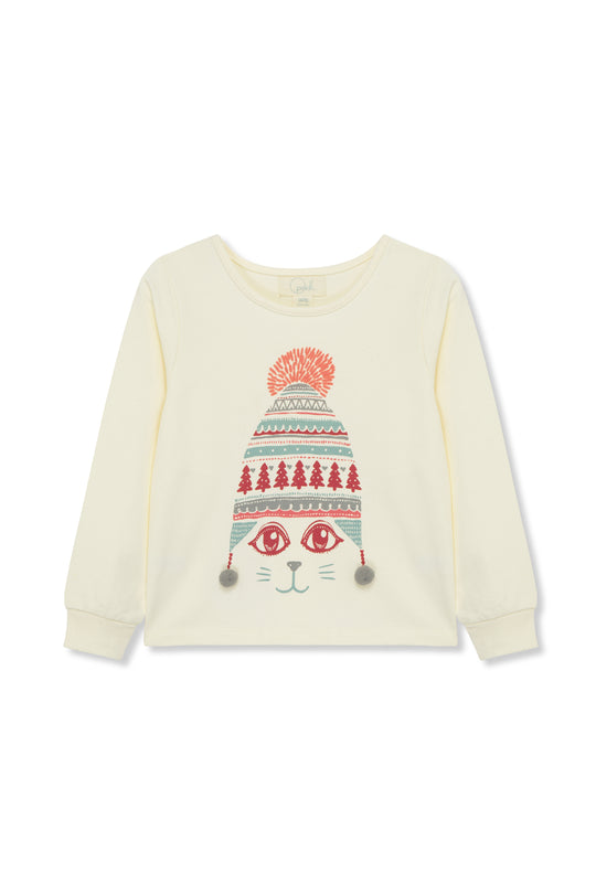 Winter Kitty Pullover