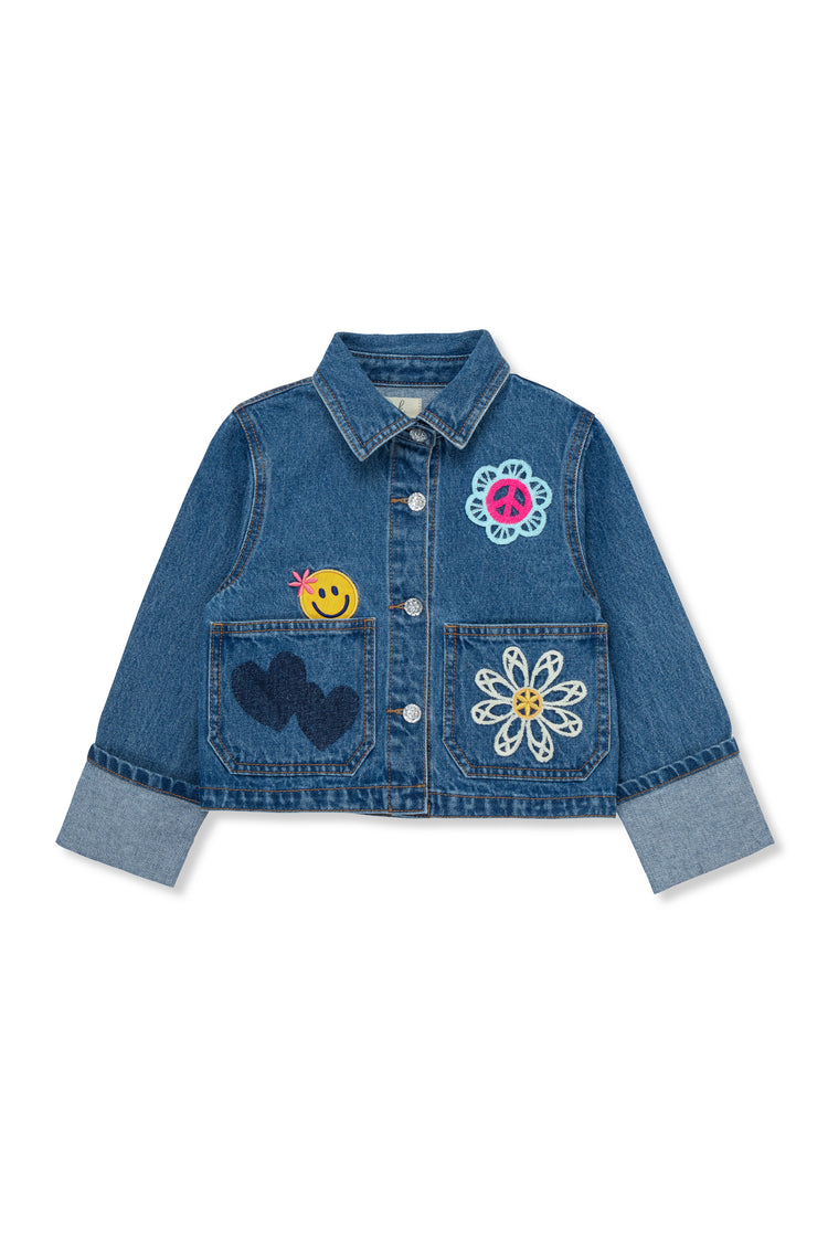 Embroidered Denim Jacket