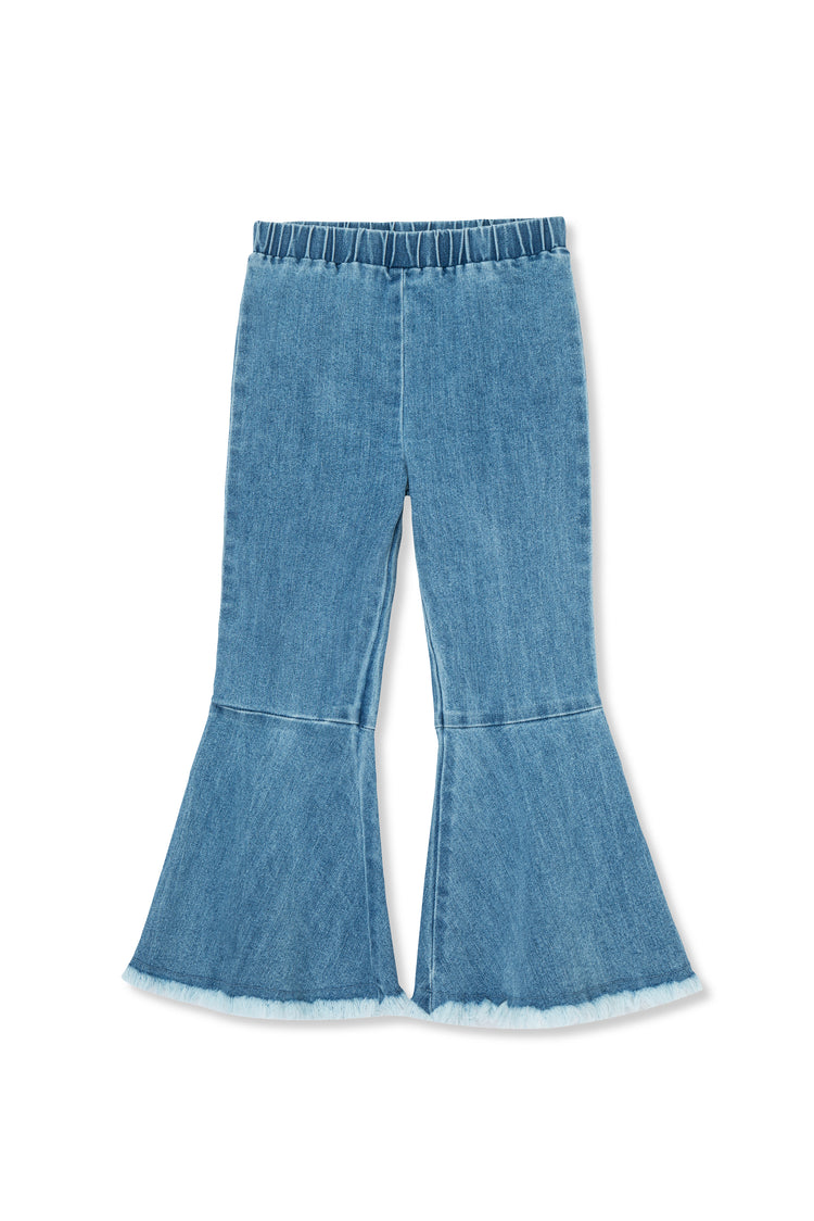 Denim Flare Pants