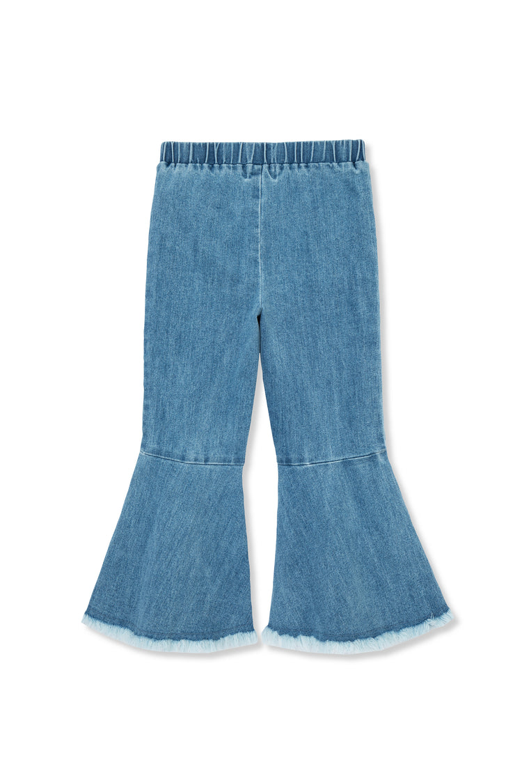 Denim Flare Pants