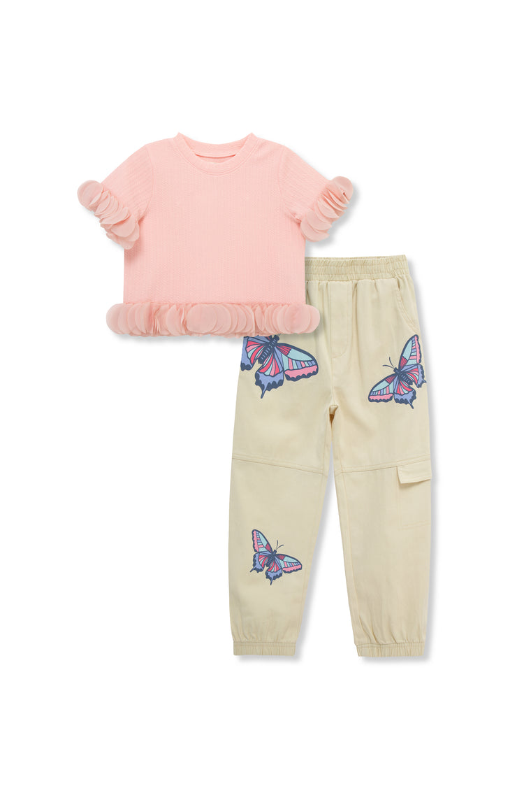 Butterflies Cargo Pant Set