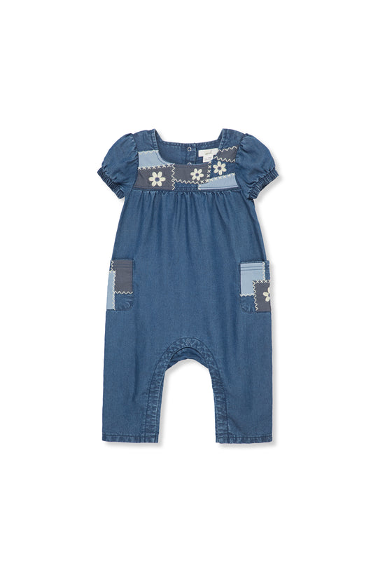Denim Patches Coverall