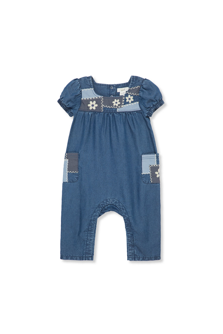 Denim Patches Coverall