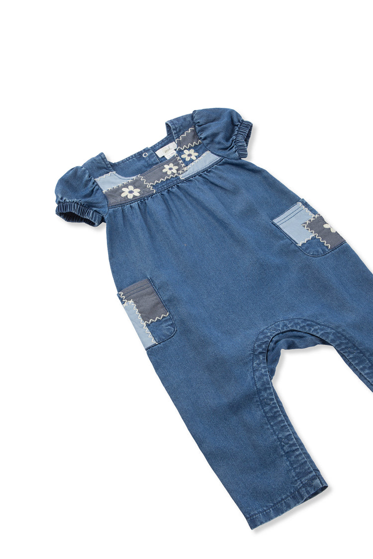 Denim Patches Coverall