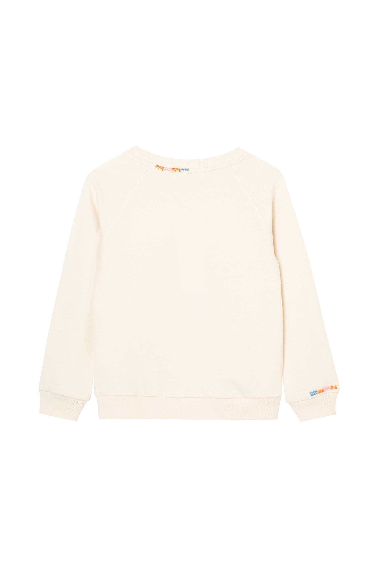BACK OF OFF-WHITE FRENCH TERRY PULLOVER SWEATSHIRT 