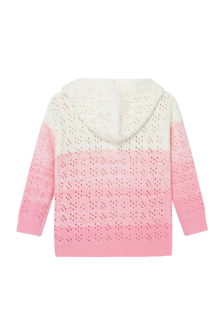 Ombre Open Front Cardigan