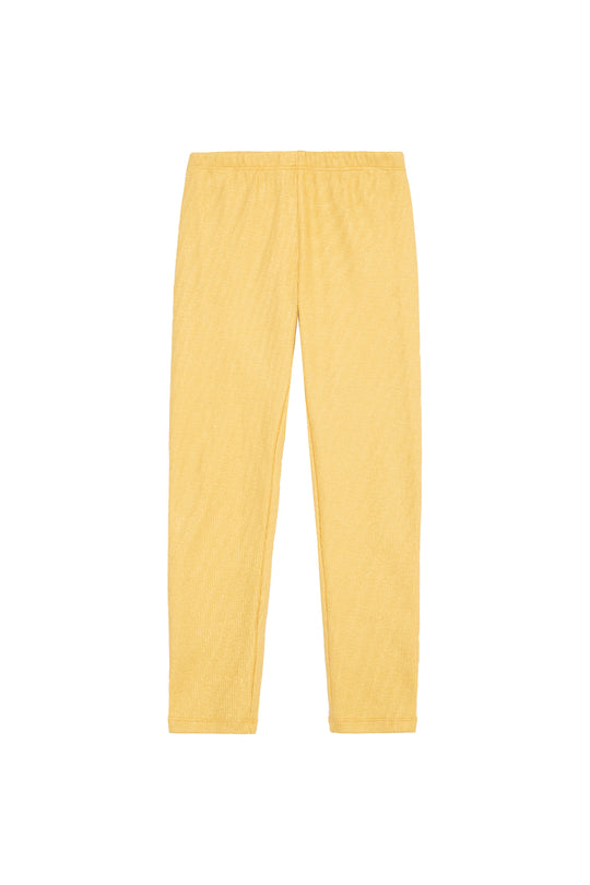 Metallic Ribbed Leggings