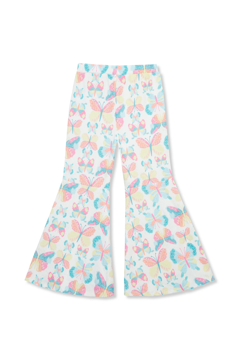 Butterfly Print Flare Pant