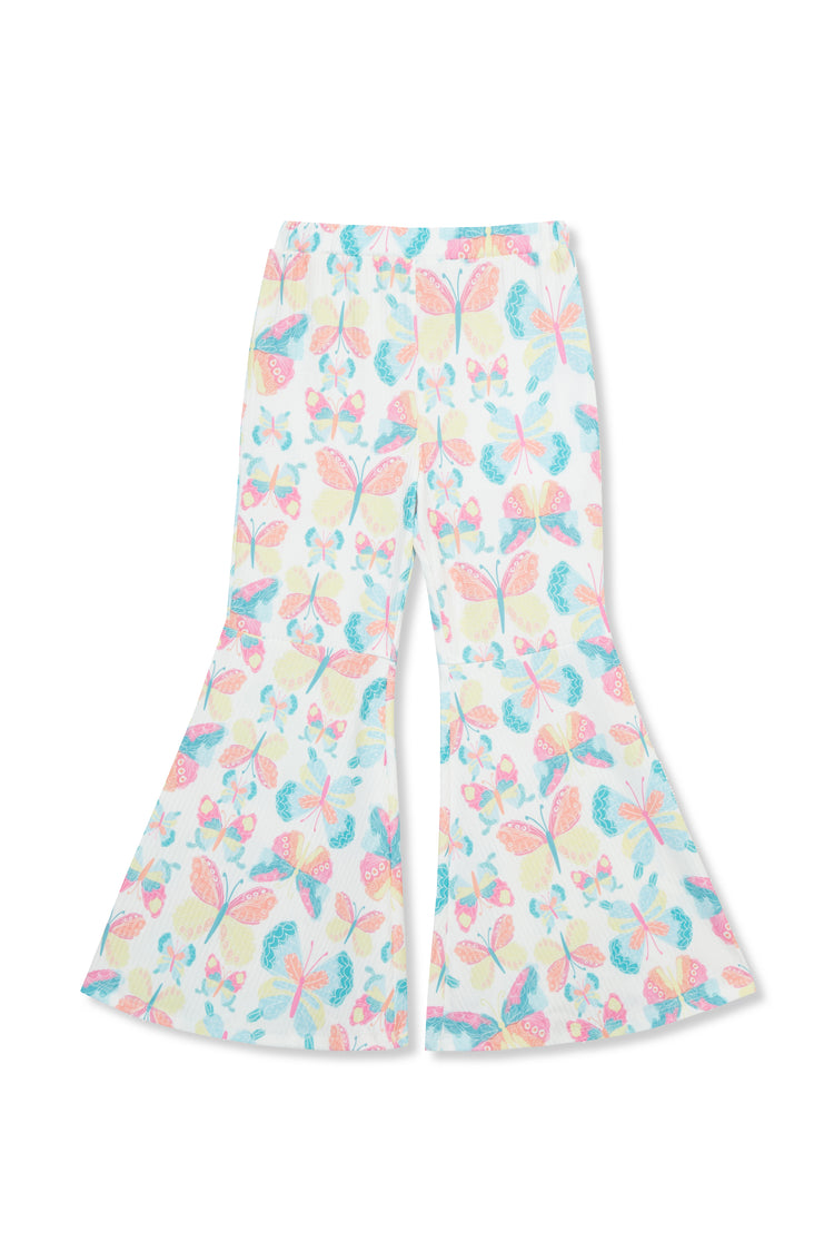 Butterfly Print Flare Pant