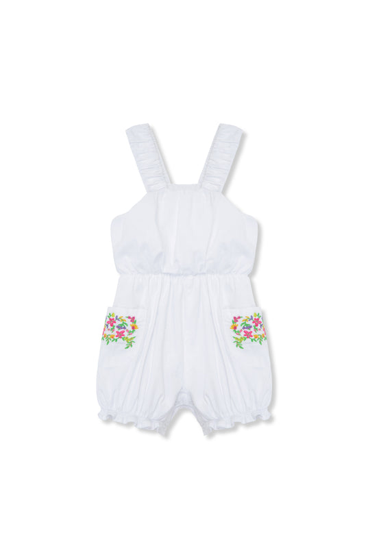 Embroidered Romper