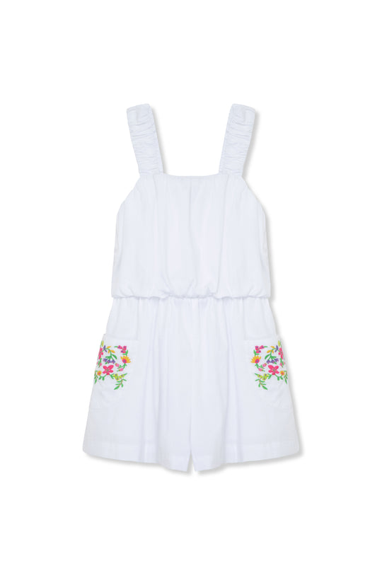 Embroidered Romper
